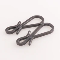 6 pcs gunmetal clasps clipswallet clip connector clasps jewelry findings diy purse lanyard clip snap 64mm