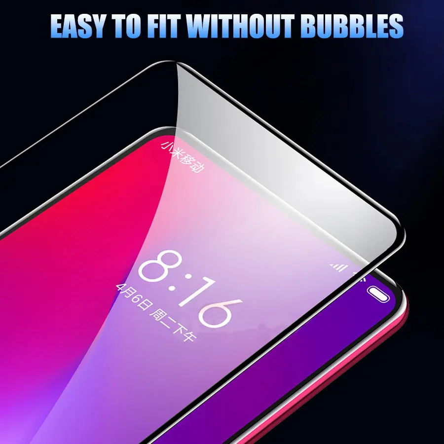 6D полное клеевое Покрытие Закаленное стекло для XiaoMi Mi 9T Pro Redmi K20 защита экрана