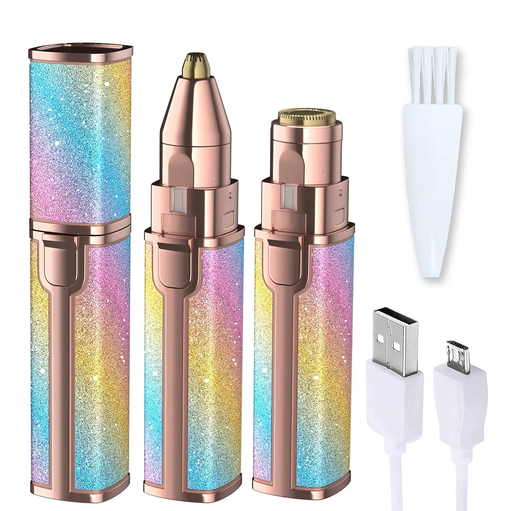 

2 In1 Epilator Shaving Hair Tools Removal Device Machine Eyebrow Razor Trimmer Electric Shaver For Women Bikini Home Use Face