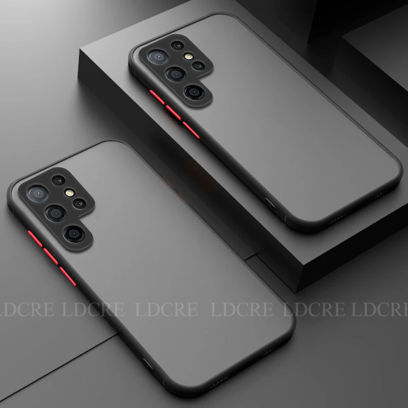 For Samsung Galaxy S22 Ultra Case for Samsung S22 Ultra Cover Silicone Matte Transparent Rubber Soft Case Galaxy S22 Ultra Case