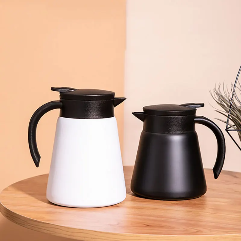 

Nordic Mini Household Kettle One-Click to Open 24-Hour Thermal Water Bottle 304 Stainless Steel Liner Thermal Insulation Pot