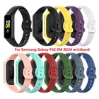 Ремешок на запястье для Samsung Galaxy Fit 2, мягкий силиконовый спортивный браслет для Samsung SM-R220, сменный ремешок, аксессуары
