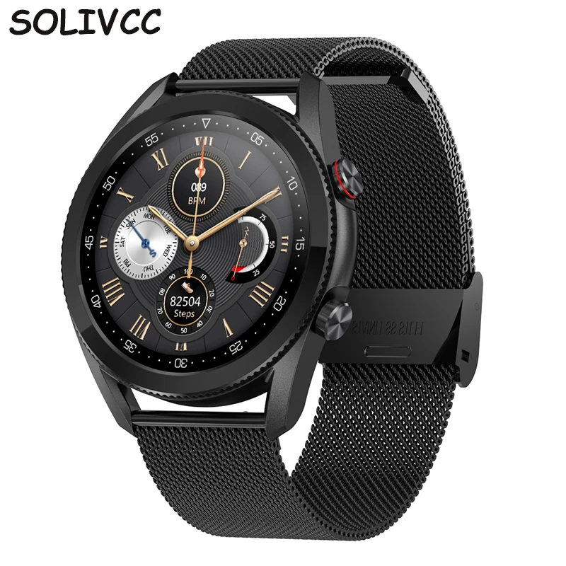 

Bluetooth Call L19 Fashion Smart Watch Women Men Sports Smartwatch Alloy Case IP68 Waterproof Smart Watches Clock iOS Android