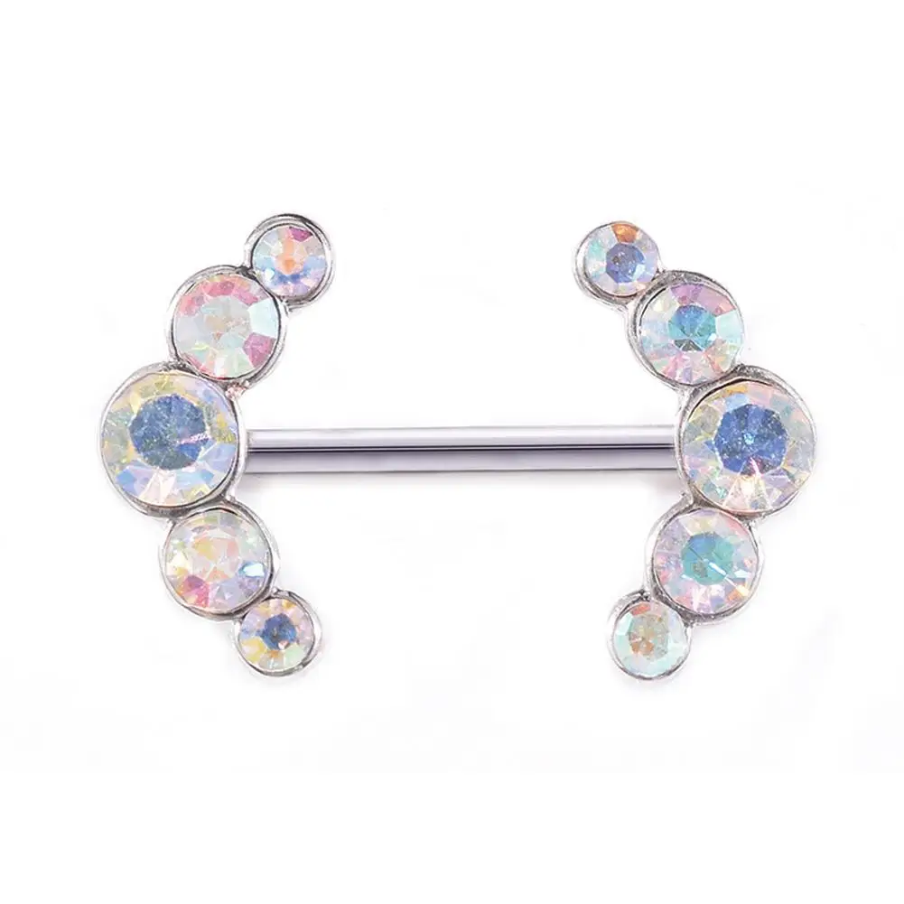 1 шт. сексуальные женские кольца для сосков панк Сердце звезда кулон пирсинг