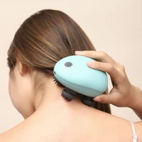 new 2021 smart hair scalp massager ipx7 waterproof head massage claw electric automatic cat laughing artifact massage instrument