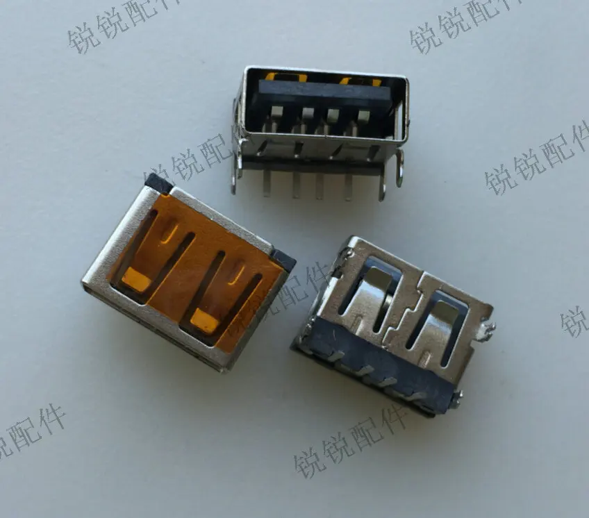 

For laptop USB2.0 interface mother a short USB socket body 4Pin 1 cm charging mouth mother