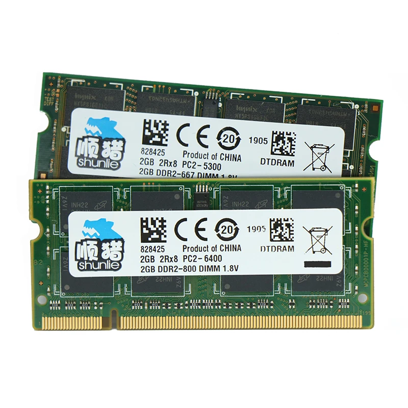 DDR2 2 ГБ 4 ОЗУ 667 МГц 800 1 8 В ноутбук sodimm память|Оперативная память| |