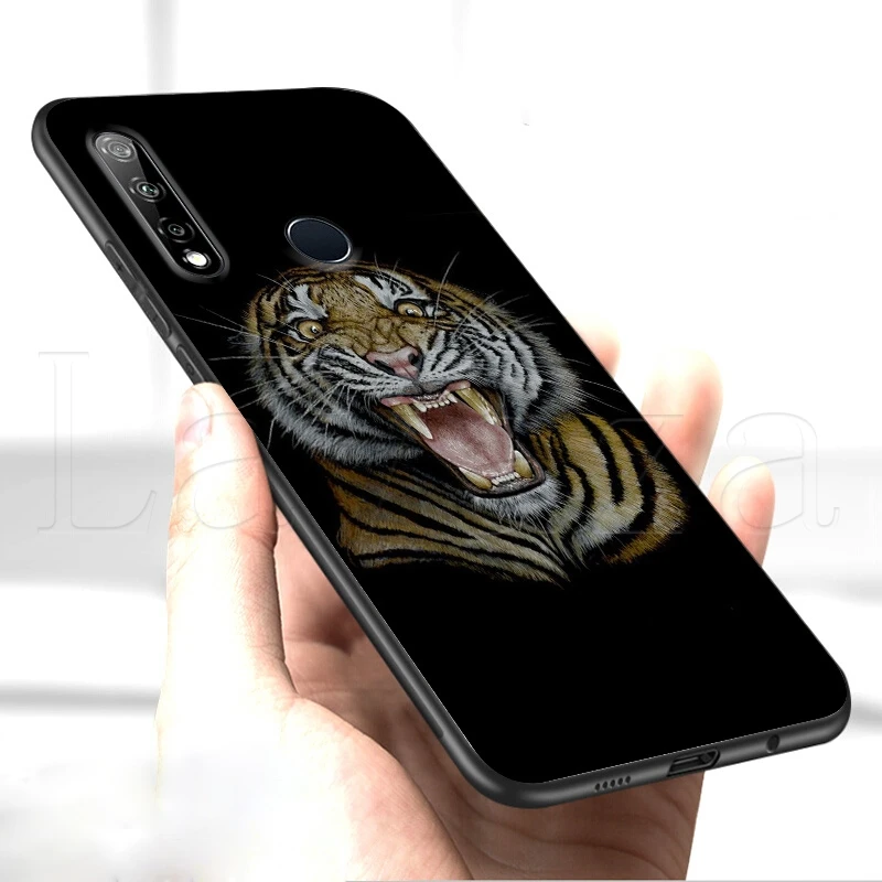 Мягкий ТПУ чехол Lavaza с изображением ровающего Тигра для Huawei Y6 Y9 Mate 10 20 30 Nova 3 3i 4 4E 5 5i