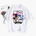 Футболка SK8 С Принтом Бесконечности для скейтборда, для мальчиков и девочек, топы в стиле хип-хоп, футболки в стиле Харадзюку, модная летняя