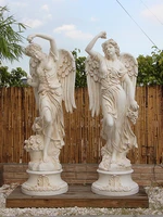 zq retro angel decoration home garden garden wedding landscape spring summer autumn and winter sculpture