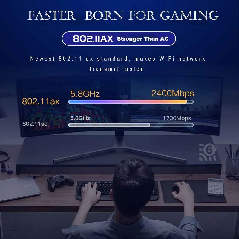 EDUP 3000M PCI-Express WiFi Blue-tooth5.0 адаптер двухдиапазонный 2 4 ГГц/5 ГГц Беспроводная PCI-E Wifi