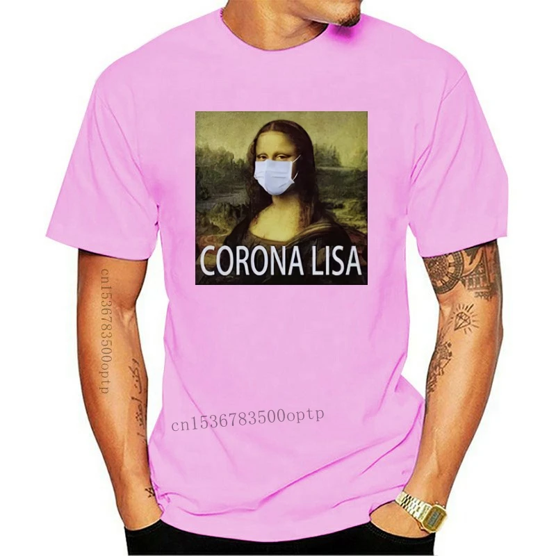 

New Corrona Lisa T-shirt for Men Women Unisex Printed O-neck Short Sleeve Men's Tee