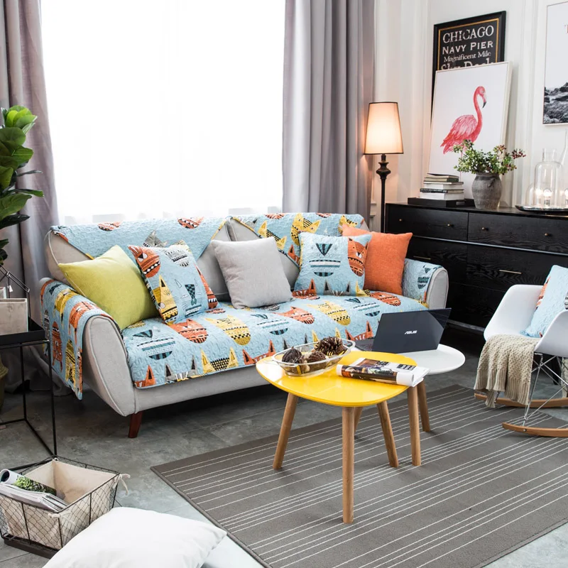 Подушка для дивана Tiger Всесезонная модная мультяшная печать полностью