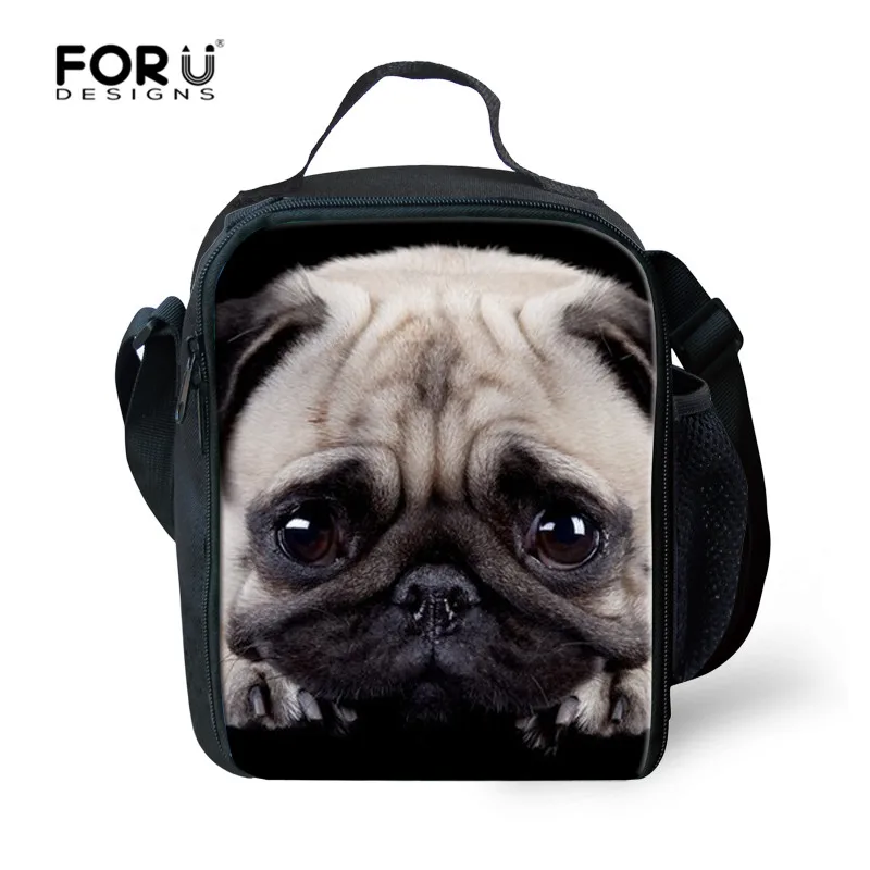 FORUDESIGNS школьный рюкзак для девочек 3 шт. набор рюкзак 3D принт с Мопсом Детский Рюкзак Студенческая Книга сумка Mochila - Цвет: Z3047G
