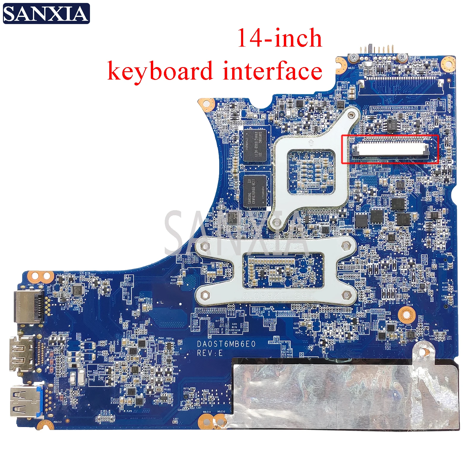 Kefu DA0ST6MB6E0 ноутбук материнская плата для Lenovo Flex-14 оригинальная материнская плата I7-4500U GT720M