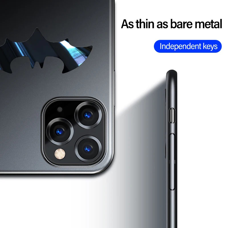 

Ultra-Thin Metal Bat Frosted PC Phone Case, Suitable For iPhone 12 Mini 11 Pro Max SE XSmax XR XS X 8 7 6 Plus Magnetic Protecti