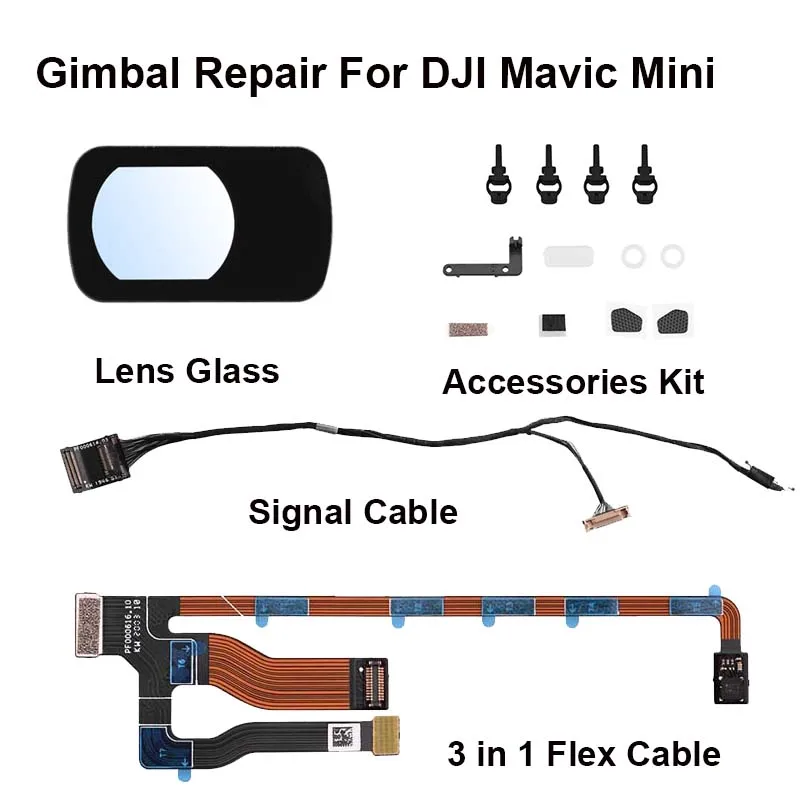 Шлейф сигнала для DJI Mavic Mini Drone Gimbal Camera Lens Glass запасные части ремонта|Наборы