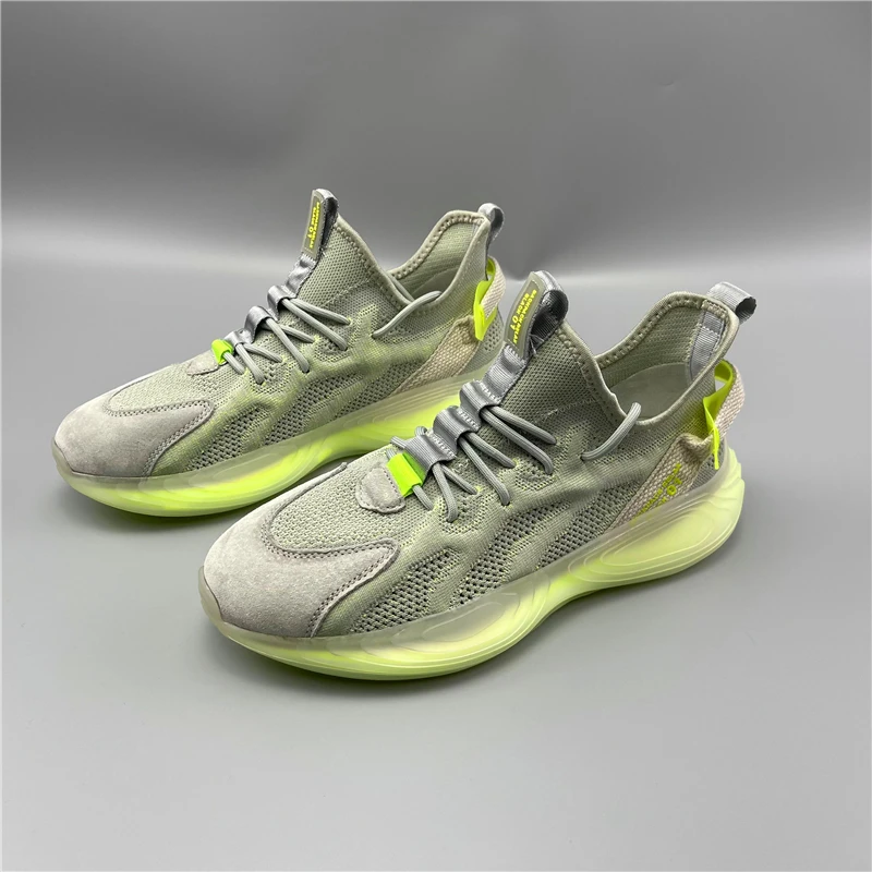 

Мужские кроссовки для бега Porpcorn, легкие повседневные спортивные кроссовки с сеткой, дышащие кроссовки для бега