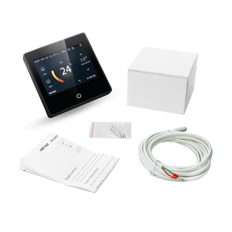 

Smart WIFI Low Power Consumption LCD Smart Color Screen Thermostat Wall-Hung Boiler Thermostat Electric Floor Heating Thermostat