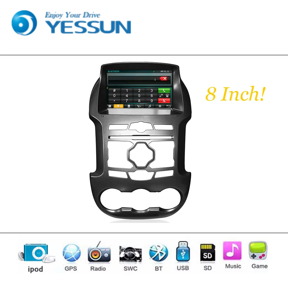 Автомобильный DVD плеер Android Wince система для Ford Ranger Авторадио автомобильное радио