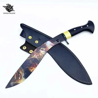 anime machete fog hill of five elements nepal saber blunt blade knife metal model for anime lovers collection gifts