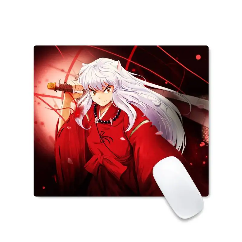 

Inuyasha Anime Gamer Speed Mice Retail Small Rubber Mousepad Non slip Cushion Square Thickness 2mm