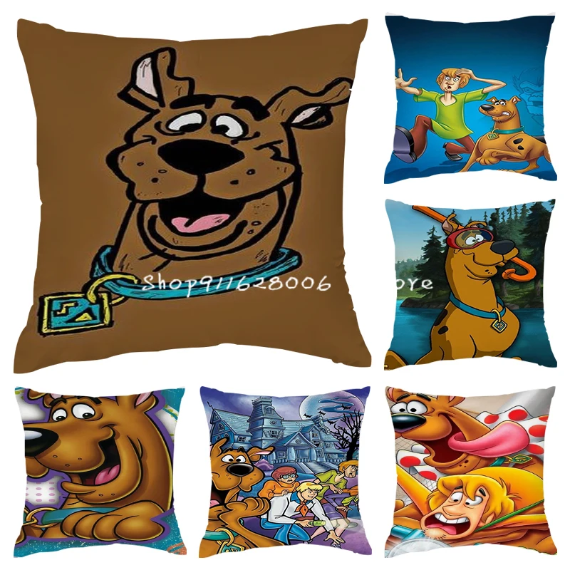 Чехол Scooby Doo Coque с 3D принтом для диванной подушки Наволочки наволочки Happy Campers