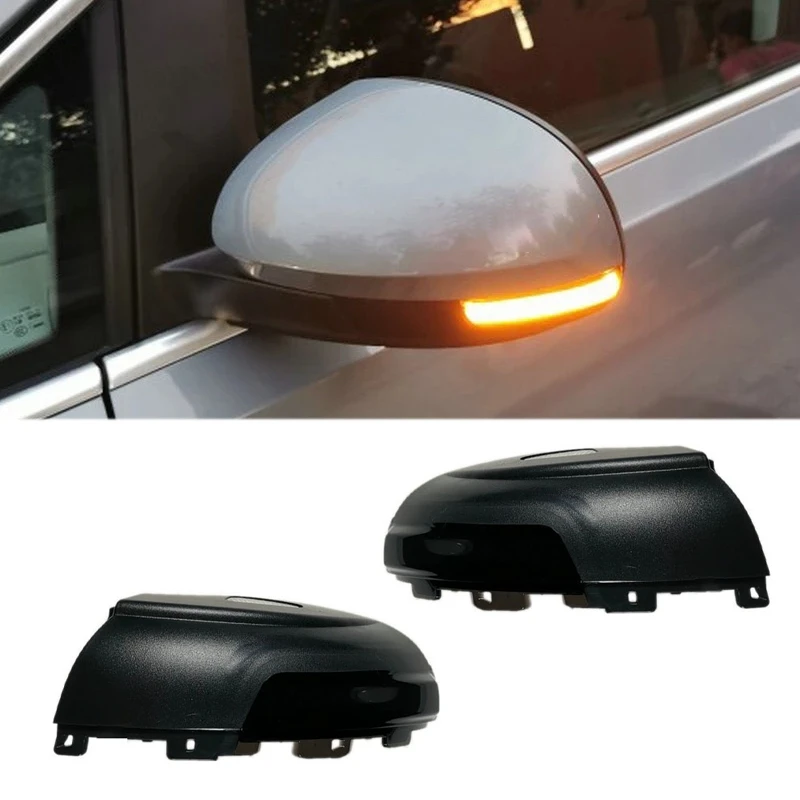 

Car Dynamic Turn Signal + Puddle Lights for Seat Alhambra 7N MK2 2011-2016 LED Blinker Side Mirror Lamp