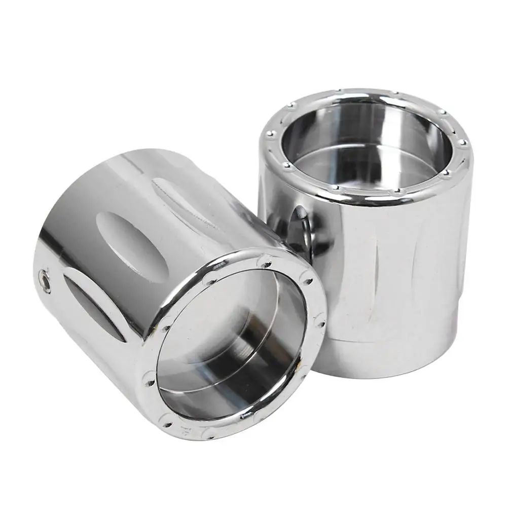 1 пара хромированная крышка для передней оси мотоцикла Гайка Крышка Harley Touring Electra