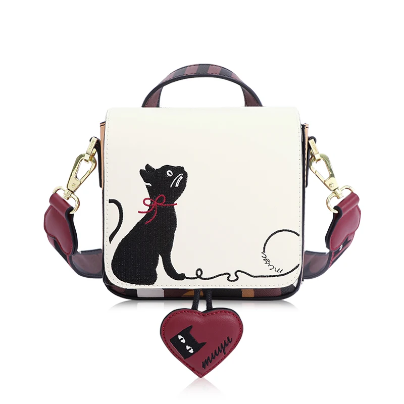 Женские сумки кожаные с вышивкой на плечо сумка-мессенджер сумки-тоуты в стиле