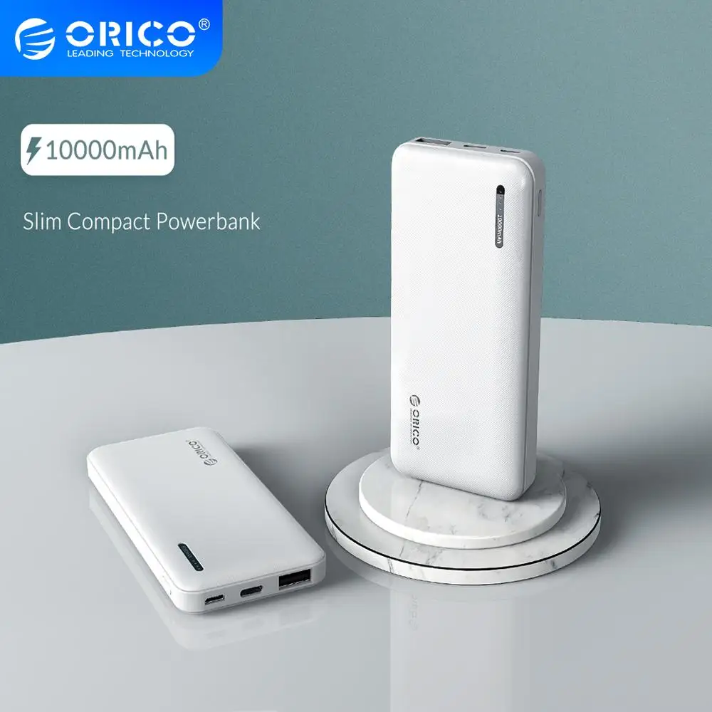 Портативный внешний аккумулятор ORICO 10000 мАч USB Type C для iphone Xiaomi|Внешние