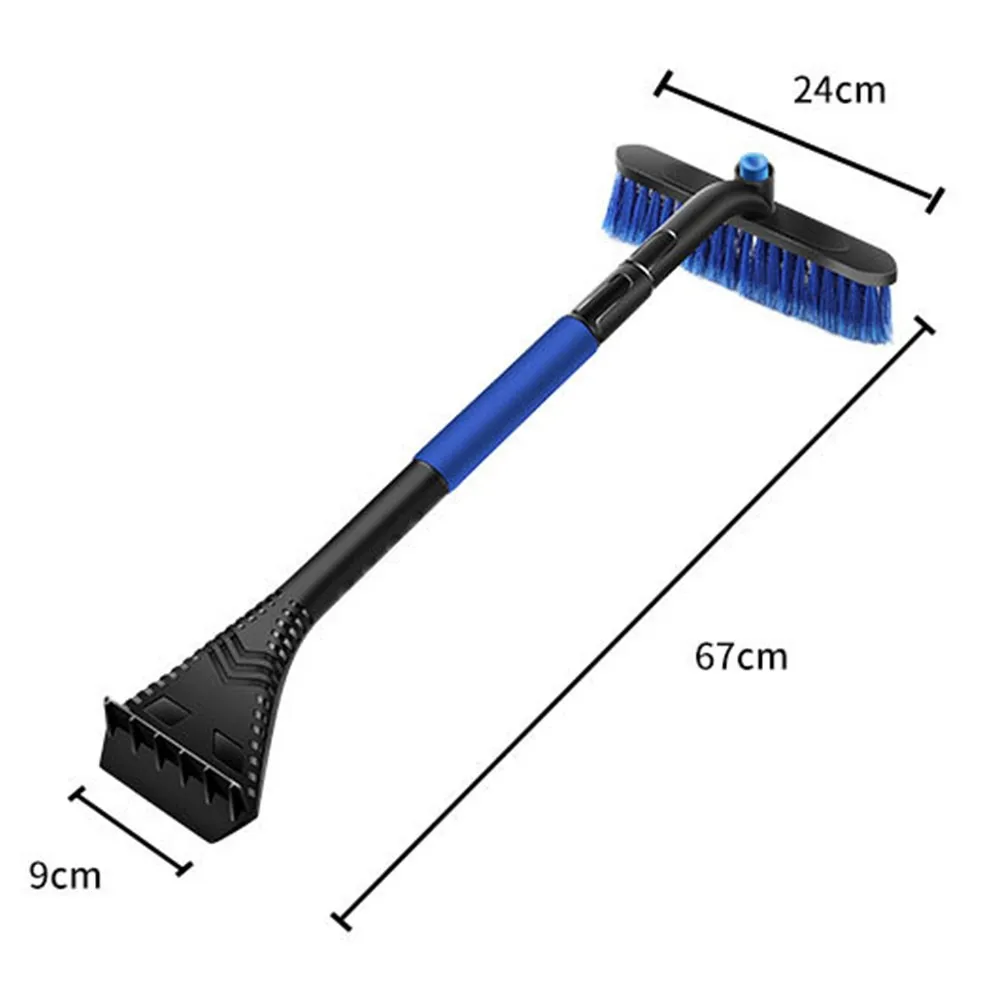 4 In 1 Extendable Adjustable 67-83cm Snow Removal Shovel Ice Scraper Brush Windscreen Windshield Deicing Clean Car Roof | Автомобили и