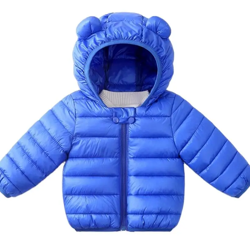 Детская легкая пуховая куртка теплые пальто для мальчиков и девочек верхняя
