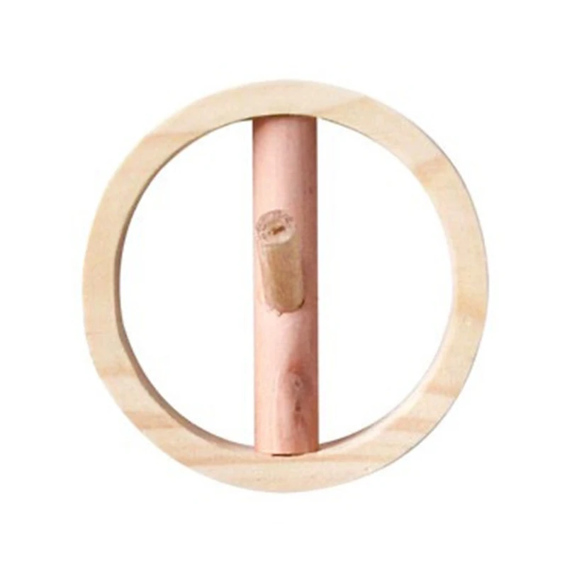 

Solid Wood Round Wall Hanging Clothes Hook Decorative Crochet Nordic Wooden