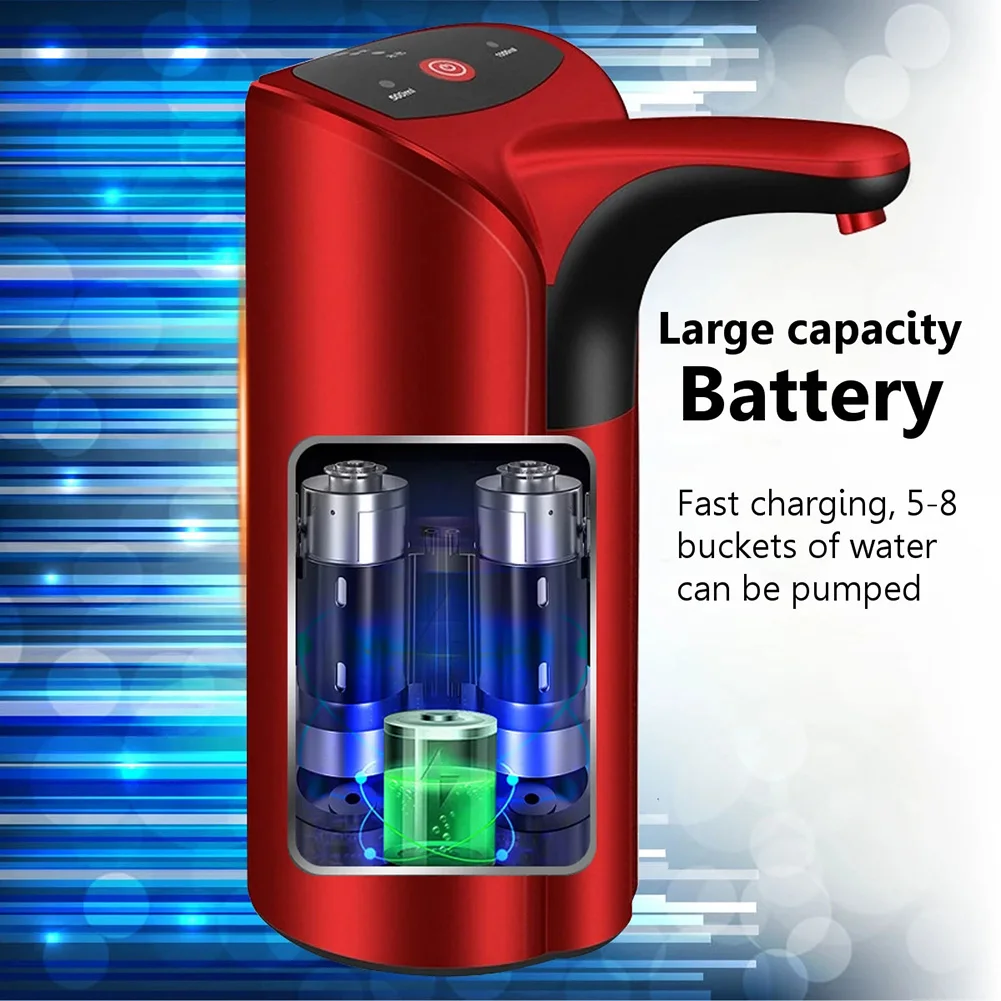 Household Dual Mode Water Bottle Pump USB Charging Portable Electric Automatic Drinking Dispenser with Switch | Дом и сад