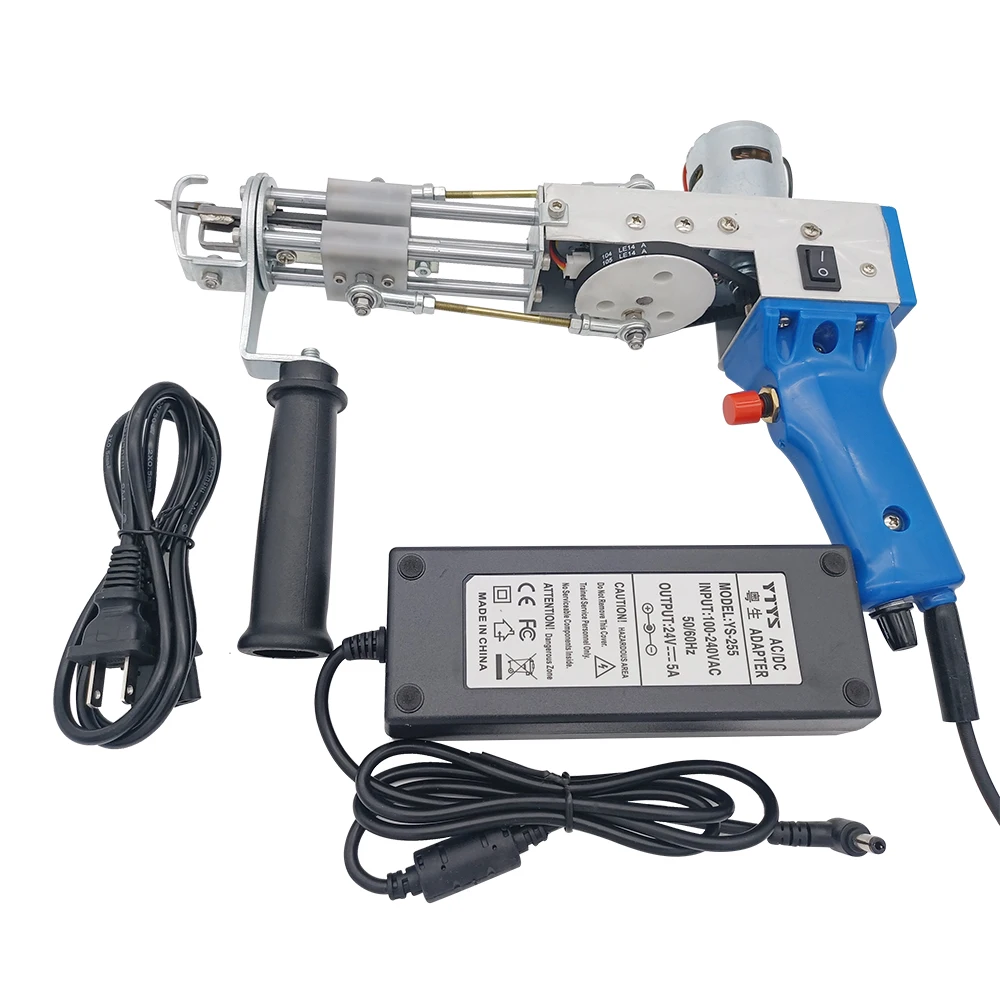 M&aacute;quinas de Tufting el&eacute;ctricas para alfombras, herramientas de fabricaci&oacute;n de alfombras el&eacute;ctricas, pistola de Tufting para tejer (puede hacer tanto la pila cortada como la pila de bucle)-4