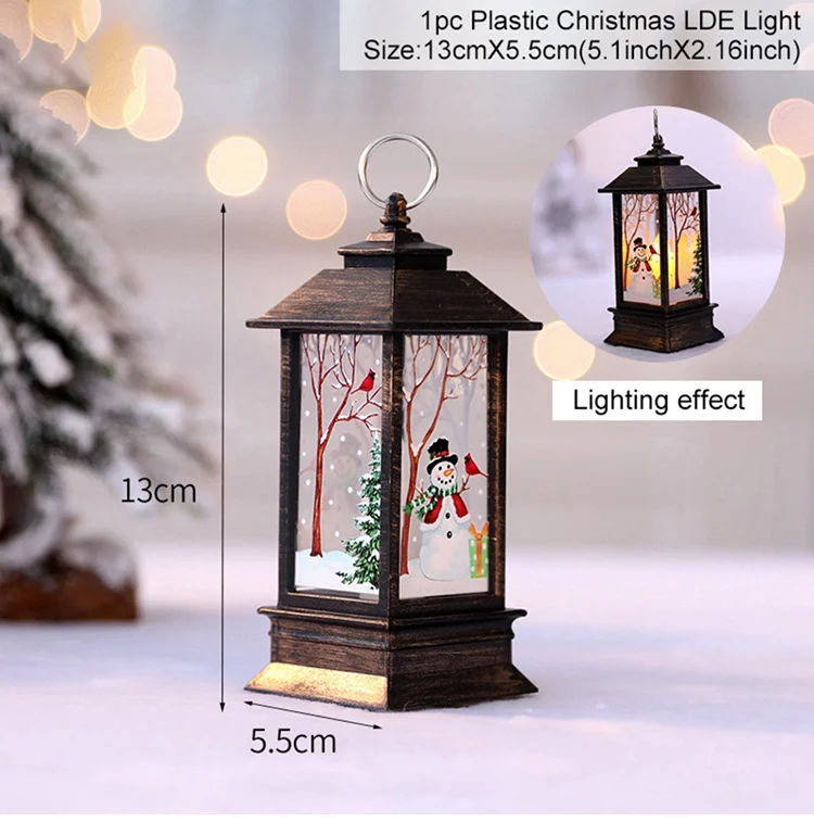 Snowman Light Светодиодный Рождественские украшения для дома елочные украшения Новогодний Декор Noel новогодний натальный - Цвет: Snowman Light