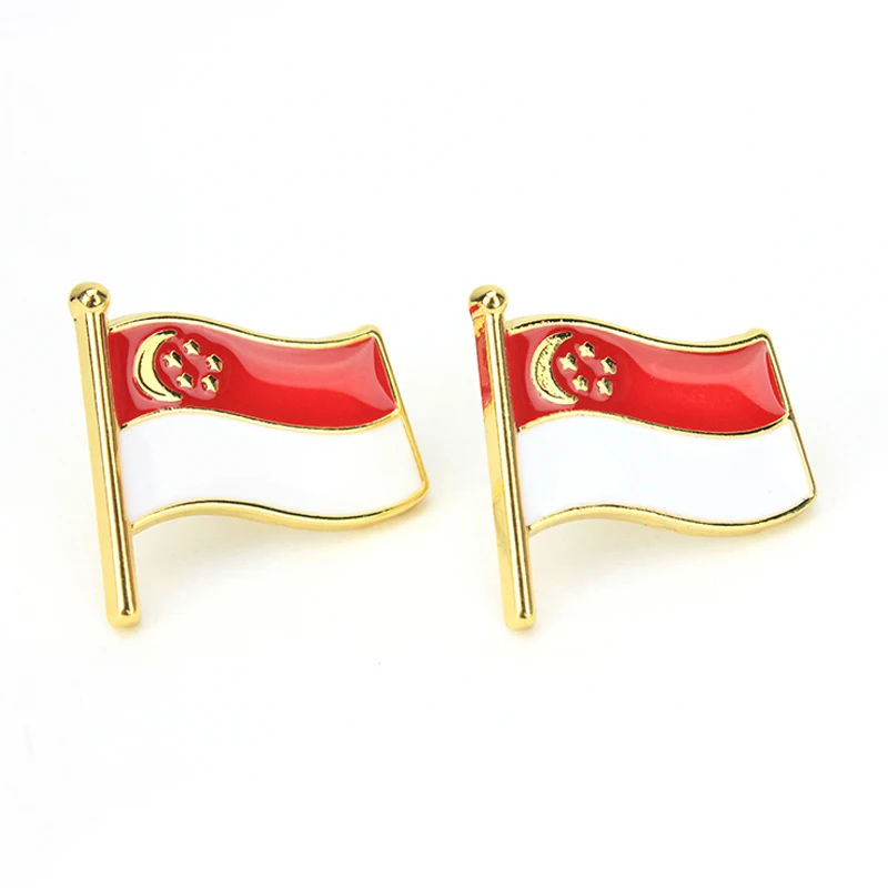 1 шт. Модная красочная креативная металлическая брошь в виде флага США Австралии