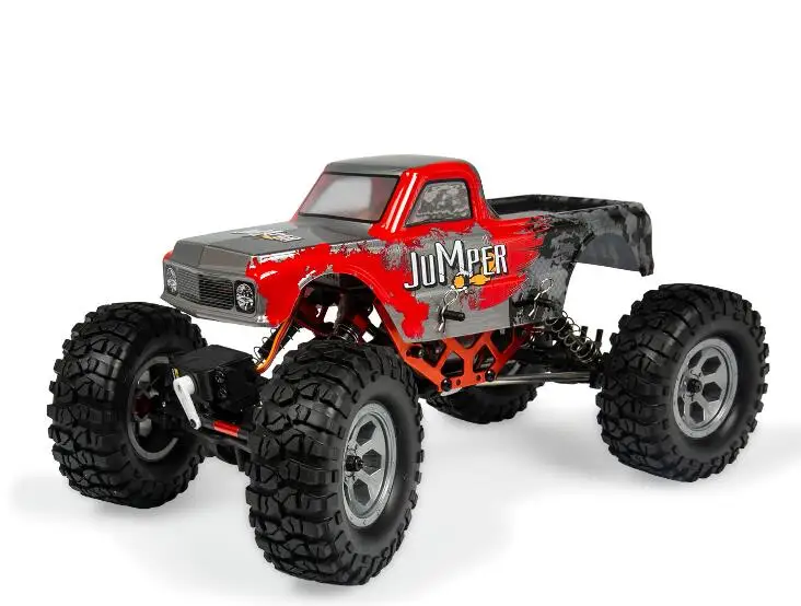 Красный HSP EX86012-12092 Красный 2,4 ГГц Электрический 4WD внедорожный RTR 1/16 Масштаб RC EP Гусеничный - Цвет: Красный
