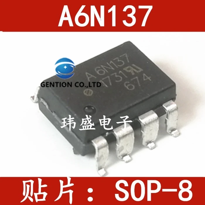 

10PCS The light coupling A6N137 6 n137 SOP-8 HCPL-6 n137 in stock 100% new and original