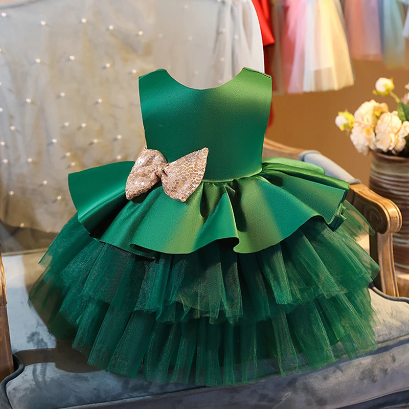 

Детское элегантное платье принцессы с жемчугом, платья для девочек на свадьбу, вечервечерние праздничное платье с вышивкой и цветами, одежд...