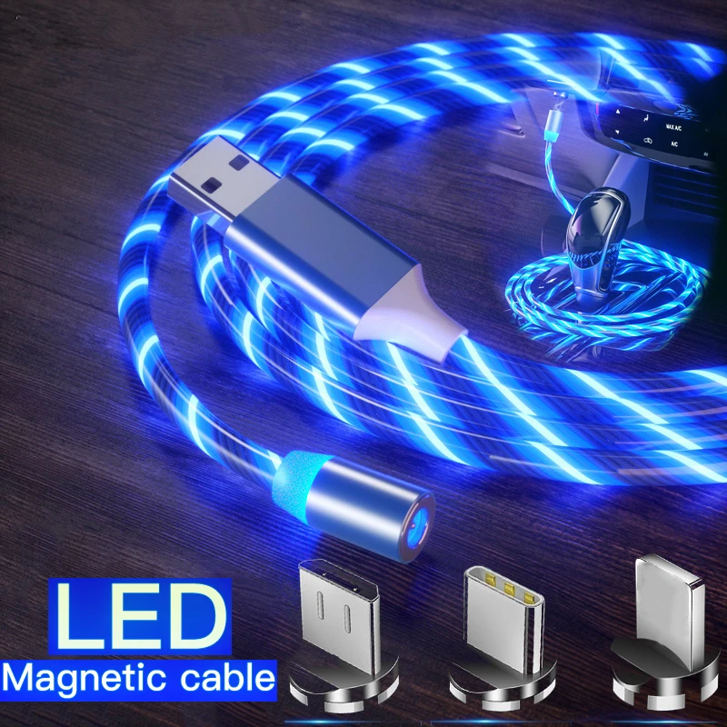 Светодиодный кабель с магнитным зарядным устройством светильник для samsung Galaxy S10