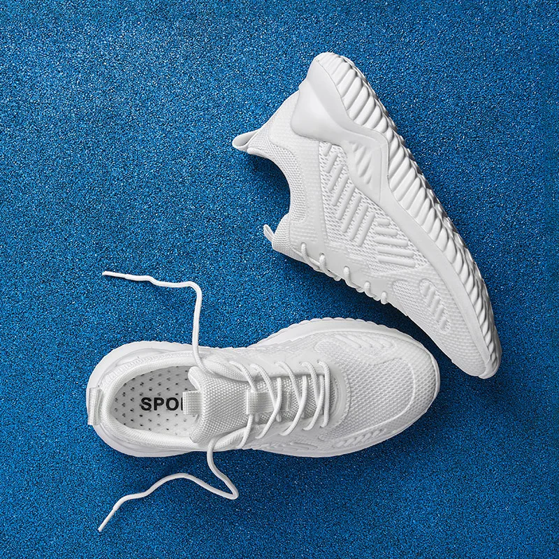 SALUDAS Men Sneakers Shoes Trainers Zapatillas Hombre Breathable Lightweight Sports Shoes Sneakers Lace-Up Couples Footwear