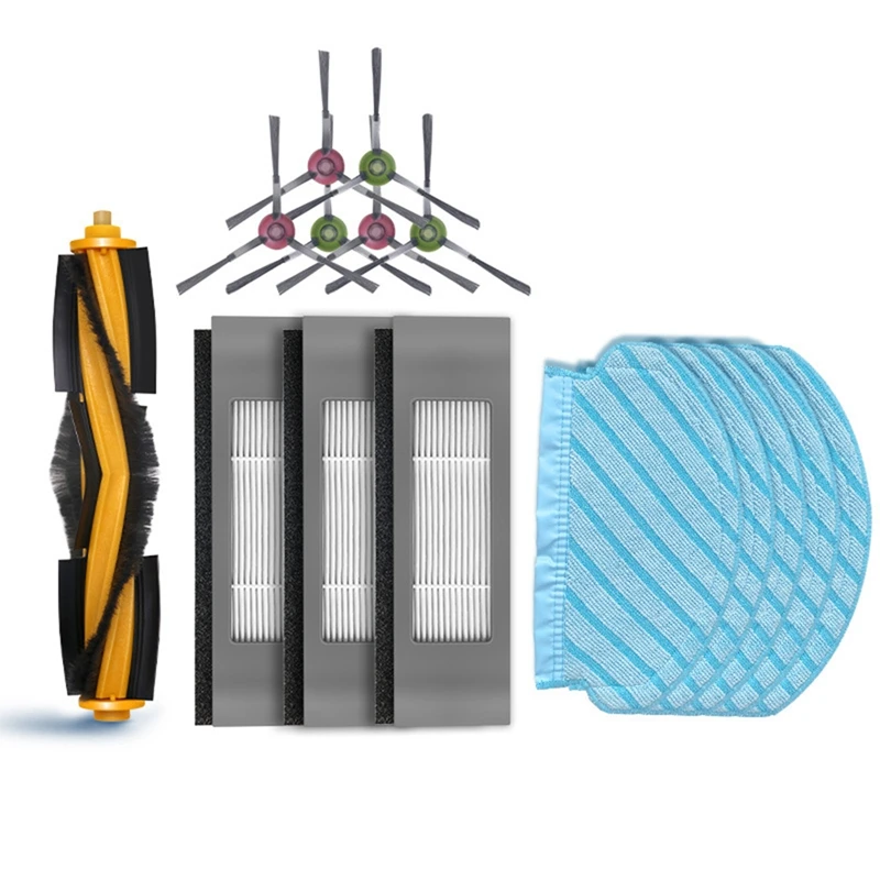 

Аксессуары для робота-подметания Cobos, тканевая салфетка для мытья N8 N5 T5Max DX55, основной фильтр-щетка, боковая щетка