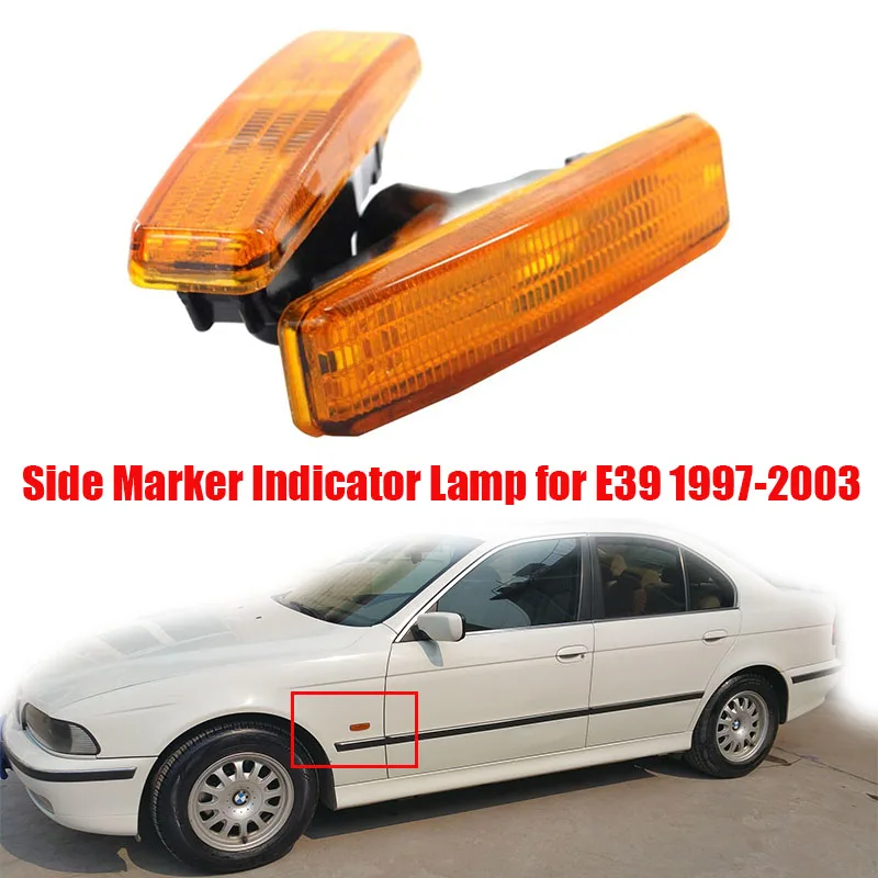 

Signal Lamp Side Marker Side Indicator Lamp Side Repeater For-BMW 5 Series E39 1997-2003 525I 528I 530I 540I 540IP M5