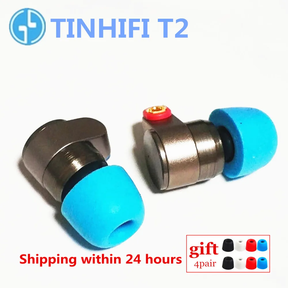 Наушники вкладыши TINHIFI T2 с динамическим приводом металлические наушники басами 3