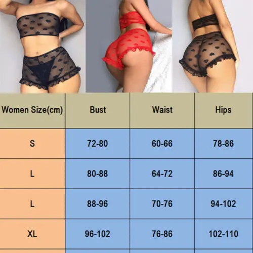 

2PCS Bikini Cover Up Beachwer Sexy Women Lace Babydoll Underwear Nightwear Sleepwear G-string Set NEW