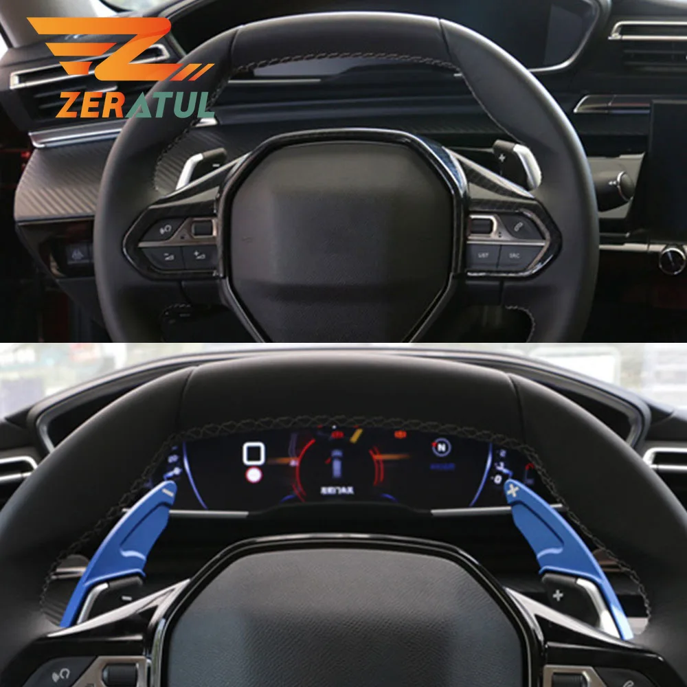 Zeratul для Peugeot 508 2019 2020 2021 автомобильные лопатки на рулевое колесо удлинитель
