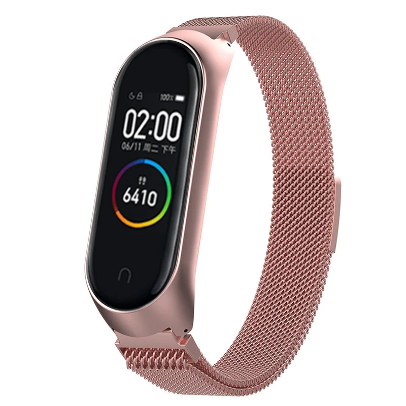 Браслет mi Band 3 4 Металлический Безвинтовой стальной ремешок для Xiaomi mi Band 2 браслет mi band 3 браслеты Pulseira mi band 4 ремешок на запястье