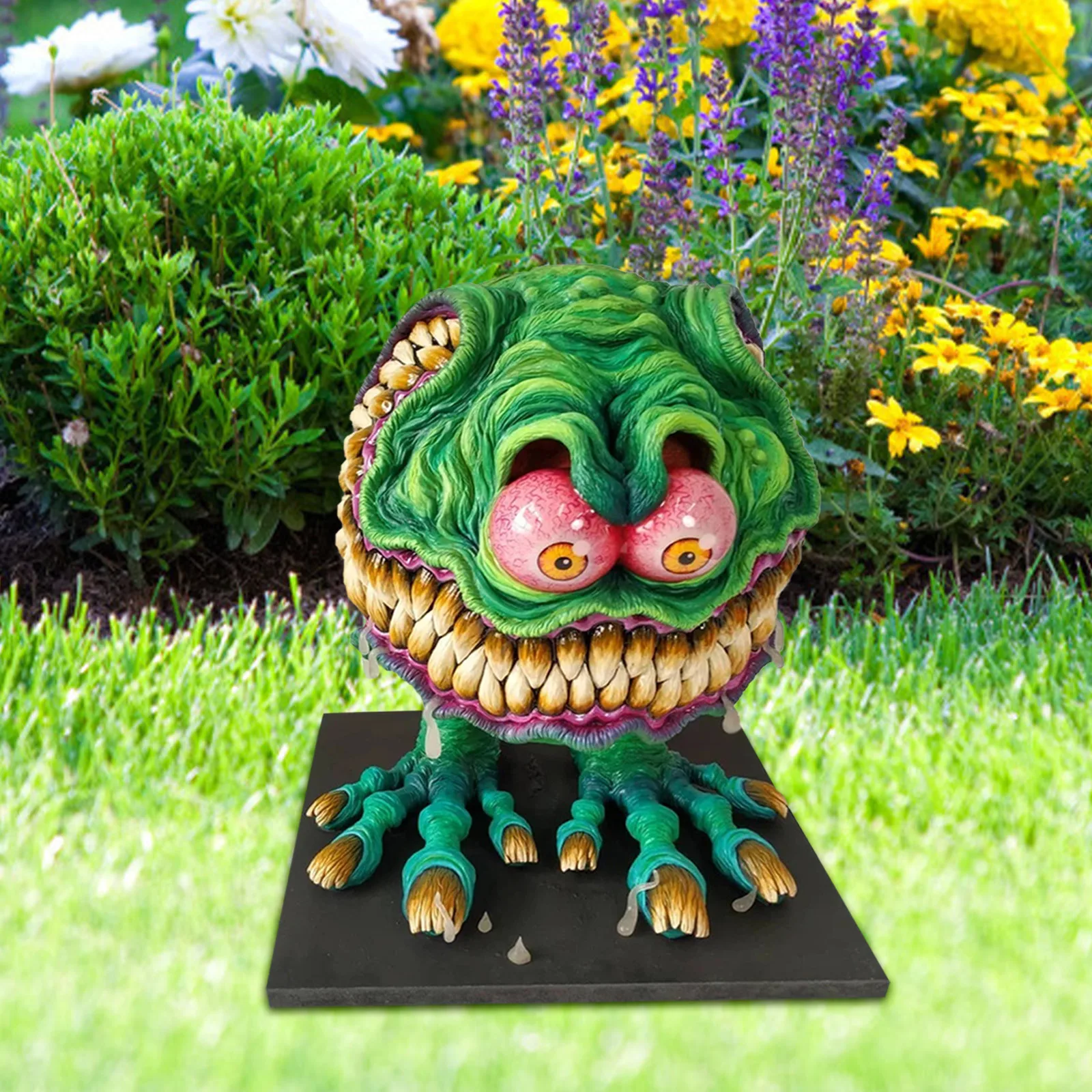 Украшение для дома из полирезины с большим ртом орнамент смолы ручной работы